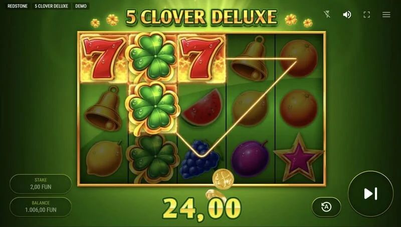5 Clover Deluxe - bua bunúsach an chluiche